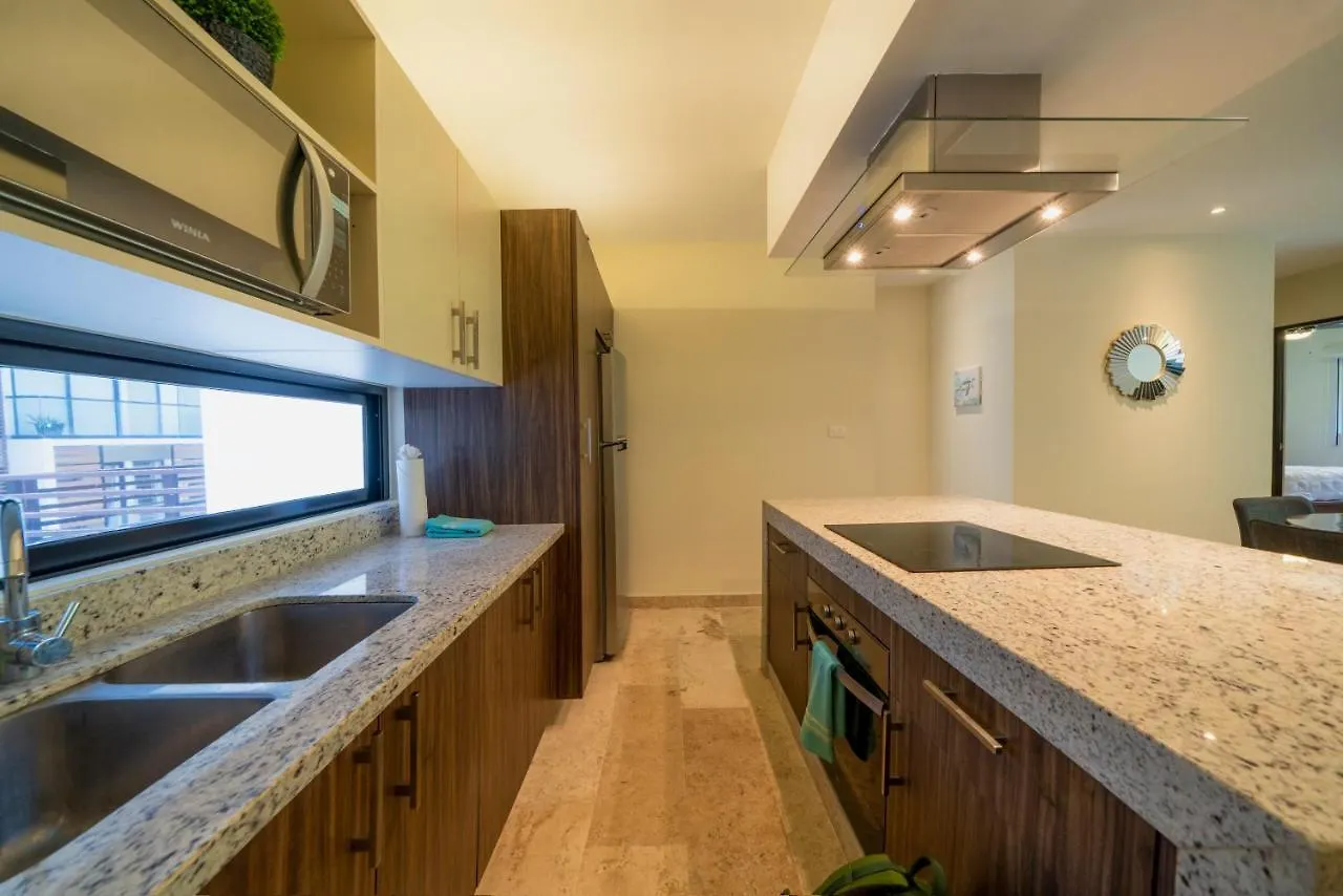 Rooftop With Ocean Views - 2 Bedrooms With Pool - At Arenis Condos 309 Playa del Carmen Apartment