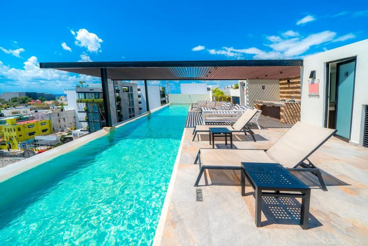 Apartment Rooftop With Ocean Views - 2 Bedrooms With Pool - At Arenis Condos 309 Playa del Carmen